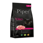 Piper Cat Turkey, храна за котки, с прясно пуешко, 3 кг