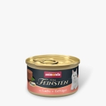 Vom Feinsten Cat – консерва за котки, мус със сьомга и птиче, 85 г