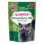 Leopold Cat пауч за котки с говеждо в желе, 24x100 г