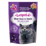 Leopold Cat пауч за котки със заек и пуйка, 24х100 г