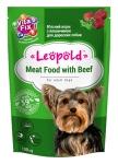Leopold Dog пауч за кучета с говеждо, 24х100 г