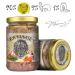 Бурканите - храна за котки, стерилизирано пилешко и зеленчуци 15 х 280 г