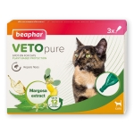 Beaphar Cat Spot On Repels Fleas капки против бълхи за котки и котенца над 12 седмици, 3 пипети