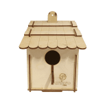Дървена къщичка за птици Happy song