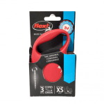 flexi FUN XS 3 м въже, червен, за кучета до 8 кг