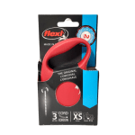 flexi FUN XS 3 м въже, червен, за кучета до 8 кг
