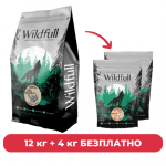 ПРОМОПАКЕТ Wildfull Dog Turkey Junior All Size, 12 кг + 2 х Wildfull Dog Venison Mini Size, 2 кг