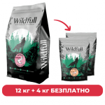 ПРОМОПАКЕТ Wildfull Dog Salmon Mini Size, 12 кг + 2 х Wildfull Dog Venison Mini Size, 2 кг