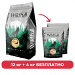 ПРОМОПАКЕТ Wildfull Dog Pheasant Mini Size, 12 кг + 2 х Wildfull Dog Venison Mini Size, 2 кг
