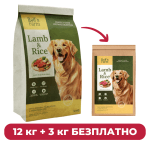 ПРОМО Rolf’s Farm Adult Lamb&Rice 12 кг + 3 кг безплатно