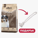 ПРОМО Chicopee Dog Classic Adult агне/ориз 2кг + Chicopee въже за дъвчене