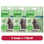 Eco Clean Box Тофу 24 л - 3 вида по 1 брой