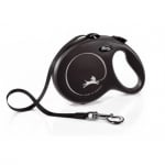 flexi New Classic Large - 8м лента, до 50 кг - черен