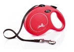 flexi New Classic Large - 8м лента, до 50 кг - червен