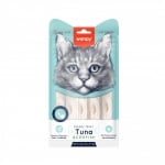 Wanpy Creamy Tuna and cod 5 x 14 г - премиум клас кремообразно лакомство за котки с риба тон и треска, 5 порции