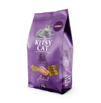 KITSY CAT Adult Hairball, Храна за котки, против топки косми, 10 кг