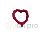 anipro Играчка сърце въже 18 см, 80 г