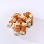 Anipro, пресовани кокали от телешка кожа обвити с пилешко месо, 5 см, 1 кг