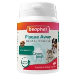 Beaphar Plaque away дентална пудра за кучета и котки, 80 гр