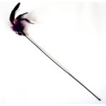 Играчка коте въдица с естествени пера - 50см