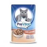 PreVital, Пауч за коте, Сьомга в сос, 100гр