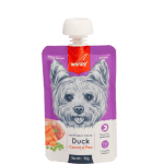 Wanpy Tasty Dog - месна паста патица, морков и грах, 90 г