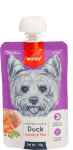 Wanpy Tasty Dog - месна паста патица, морков и грах, 90 г