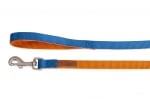 Повод за куче DOUBLEPREMIUM ORANGE/BLUE, различни размери