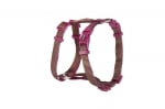 Нагръдник за куче Camon DOUBLEPREMIUM BROWN/CYCLAM , различни размери