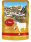 PRINCE TASTE OF NATURE PALEO POUCHES Телешко с тиква, диви билки и ленено масло