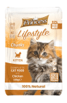 LIFESTYLE POUCHES KITTEN - Пилешки хапки за котенца. 22+2 Стек!