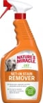 Nature's Miracle® Set-In Stain Remover Dog се насочва към дълбоко проникнали петна и миризми.709 мл.