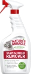 Nature's Miracle® Stain &amp; Odor Remover Cat е насочен към ежедневните домашни замърсявания и е устойчив на различни видове котешки мръсотии като урина, изпражнения, повръщано, лигавене и други органични петна и миризми. 709мл.
