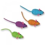 Играчка за котка - плетена мишка - 5 см.