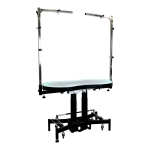 Groom-X Tournament Plus Електрическа маса с осветление 120 x 61 см (черна)