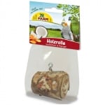 Изцяло натурално дървено руло, пълно с вкусен кокос и морков.