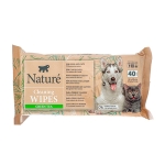 NATURE GREEN TEA WIPES (x40)-Почистващи кърпички със зелен чай