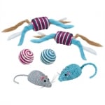 PA 5602 -ИГР. ЗА КОТКА ОТ ПЛЮШ И ЦВ.ШНУР