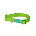 Basic Nylon Collar GREEN lime 15mm - нашийник 15mm*35/50cm  - зелен