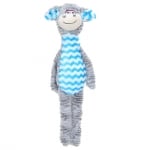 Dog Toy 45cm - плюшено магаре със звук - синьо