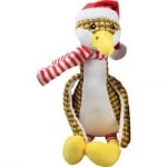 Dog Toy Duck 36cm - коледна патца със звук - кафява
