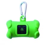 Dog  Bag Dispenser Green - Диспенсер за пликчета с карабина  ,зелен