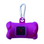 Dog  Bag Dispenser Pink-Диспенсер за пликчета с карабина,розов