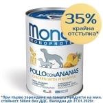 4311 MONO CAN DOG FRUIT  Консерва  CHICKEN&PINEAPPLE 400G  - ПАСТЕТ с ПИЛЕШКОи
