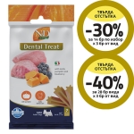 TREAT ND PUMPKIN DOG LAMB BLUEB ADULT MINI 60g - лакомство