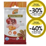 TREAT ND PUMPKIN DOG CHICK POMEG 100g ADULT MED/MAX  - лакомство