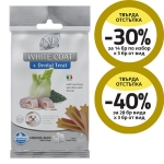 TREAT ND WHITE DOG SEA BASS FENN RICE SPIRU ADULT100g MED/MAXI  - лакомство