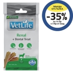 TREAT VET LIFE NAT DOG RENAL 100g ADULT MED/MAXI - лакомство