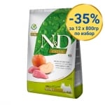 N&D PRIME DOG ADULT MINI 800G WILD BOAR&APPLE