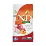 N&D CAT ADULT PUMPKIN  1.5kg коте,тиква с пъдпъдък  и нар